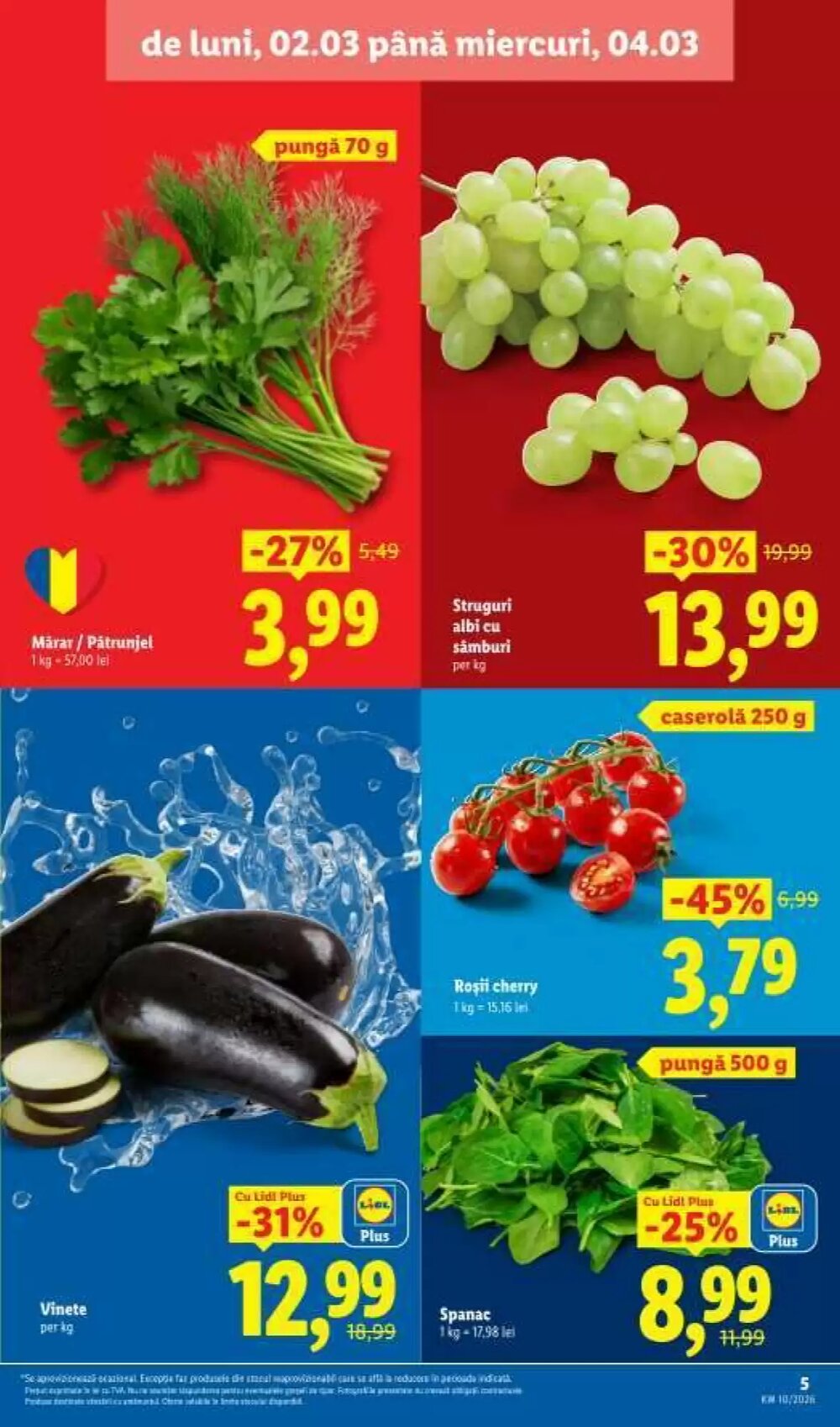 Catalogul cu oferte Lidl valabil de la 02.03.2026 - Pagina 5.