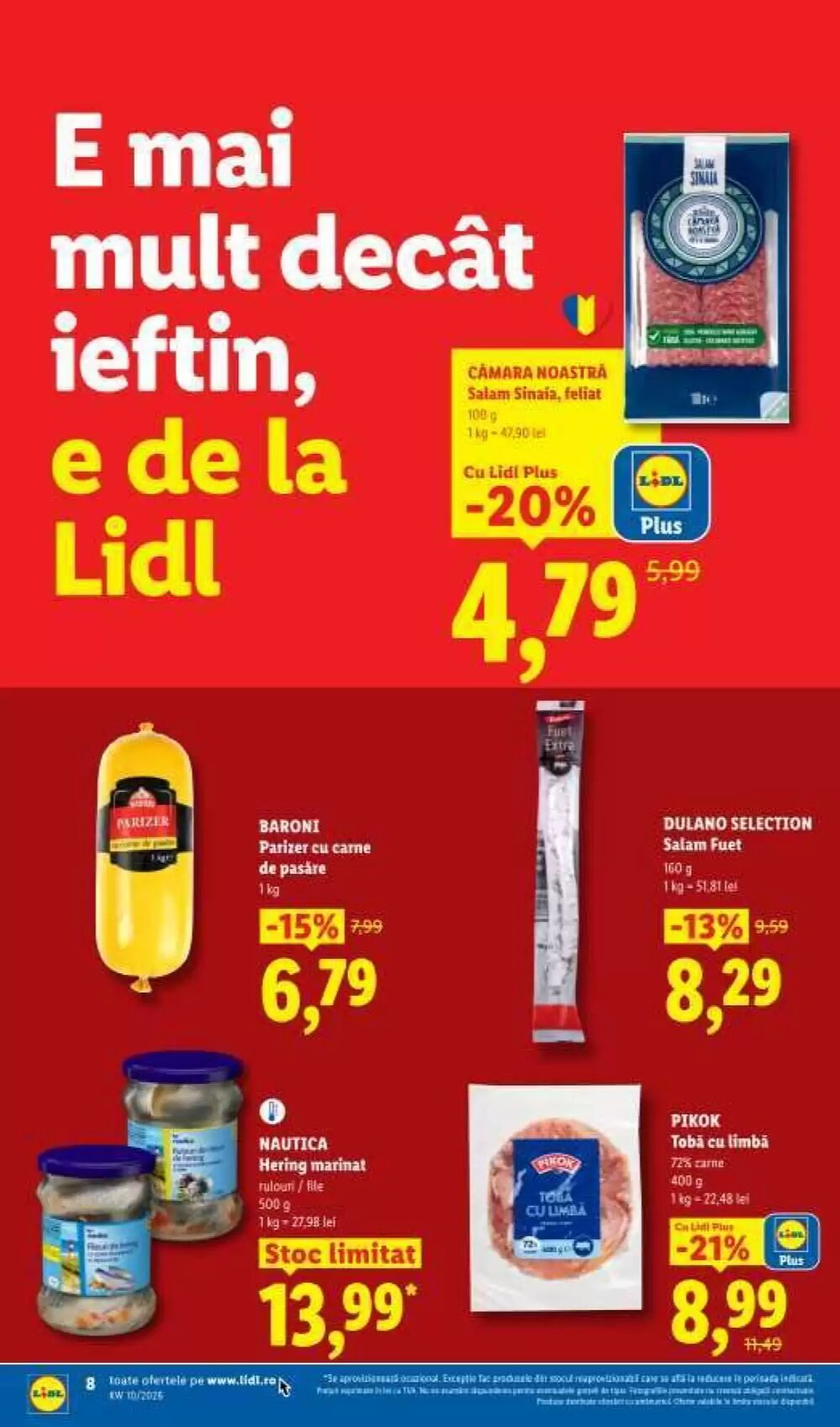 Catalogul cu oferte Lidl valabil de la 02.03.2026 - Pagina 8.