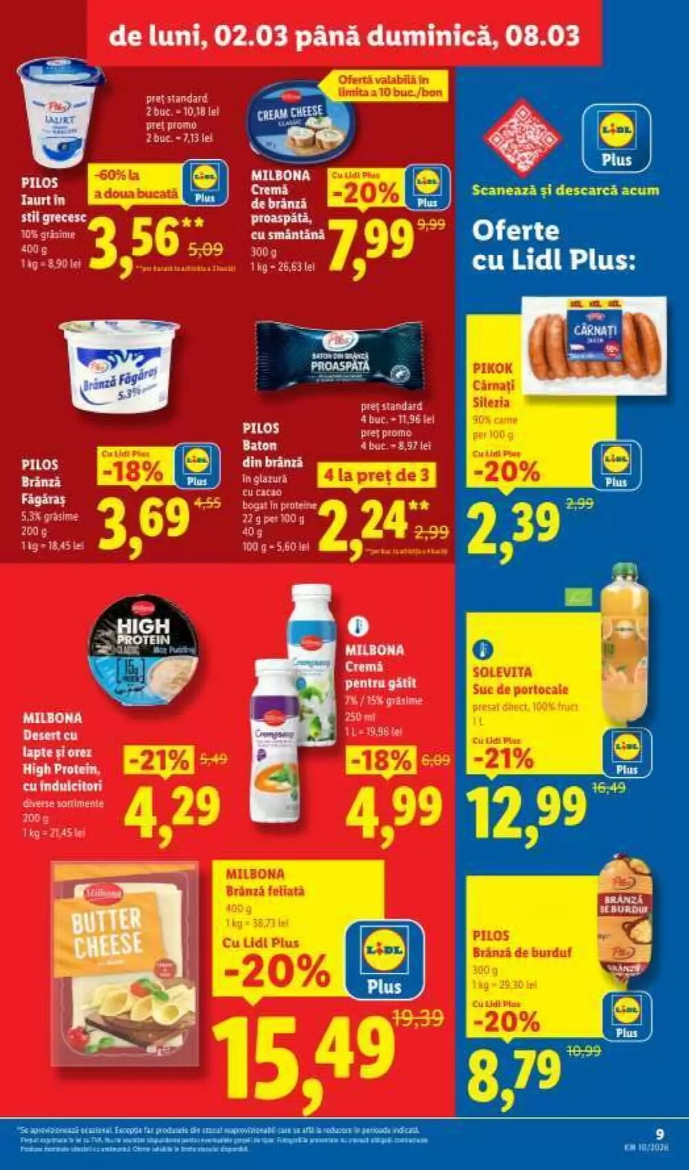 Catalogul cu oferte Lidl valabil de la 02.03.2026 - Pagina 9.
