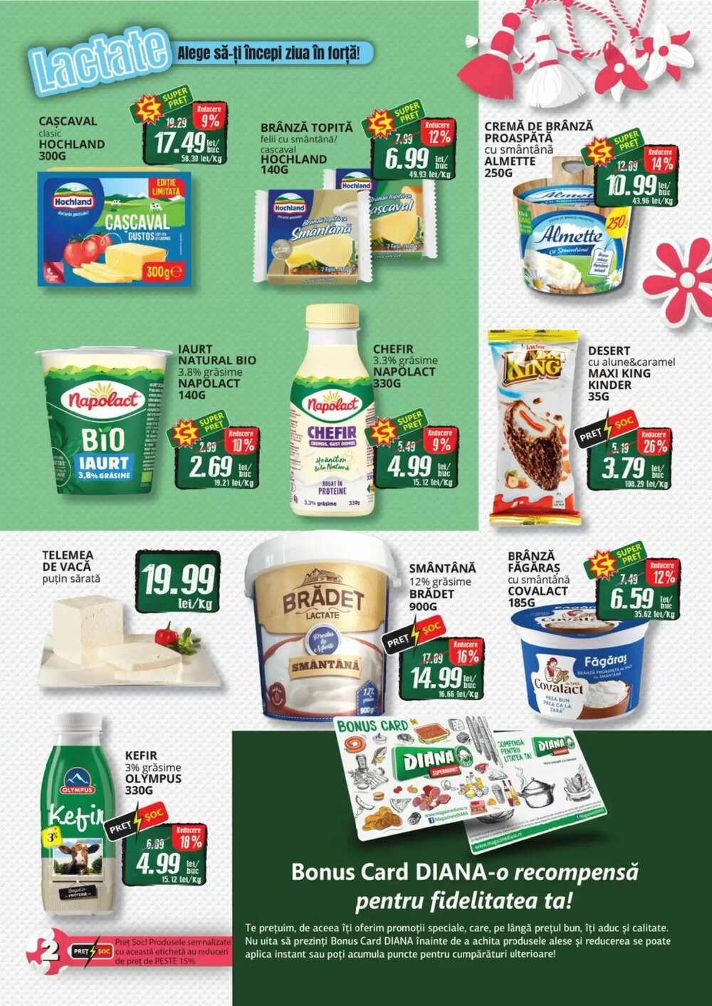 Catalogul cu oferte Diana Supermarket valabil de la 02.03.2026 - Pagina 2.