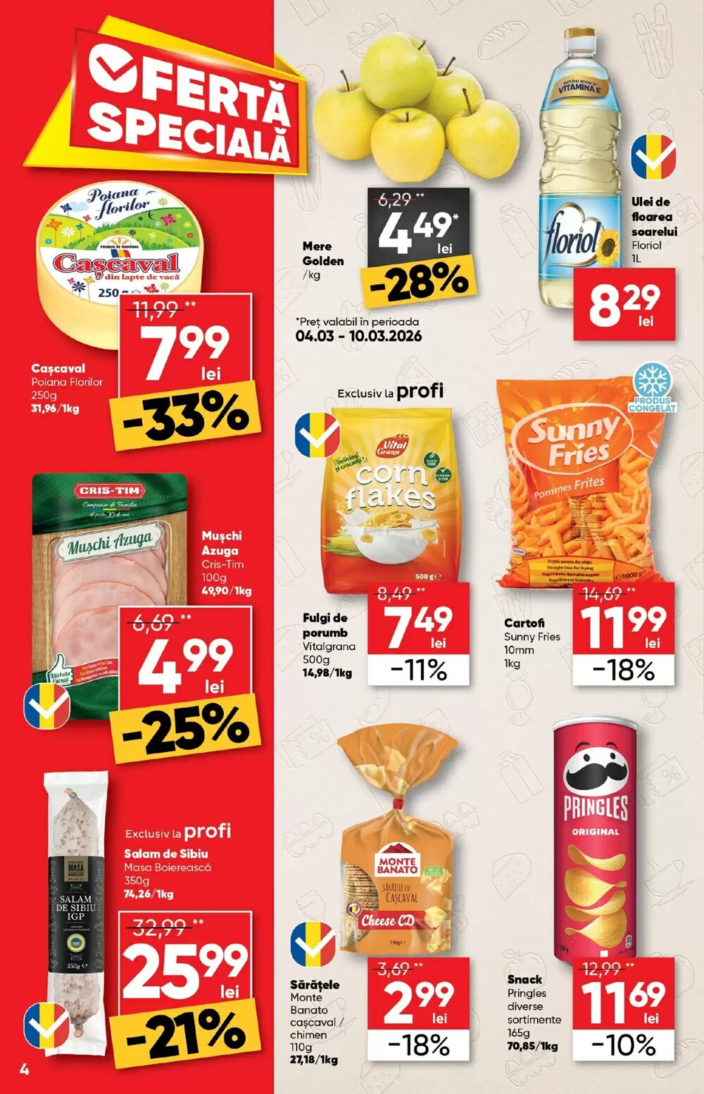Catalogul cu oferte PROFI valabil de la 04.03.2026 - Pagina 4.
