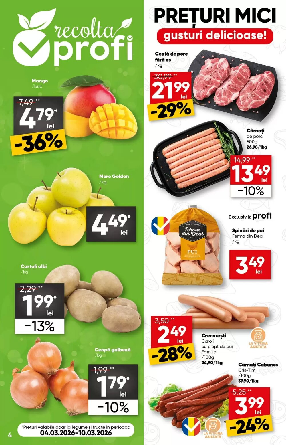 Catalogul cu oferte PROFI valabil de la 04.03.2026 - Pagina 4.