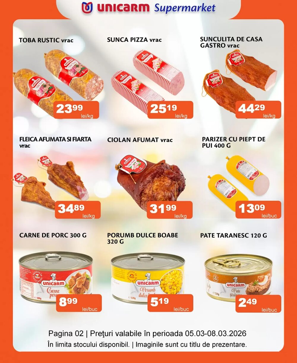 Catalogul cu oferte Unicarm valabil de la 05.03.2026 - Pagina 2.