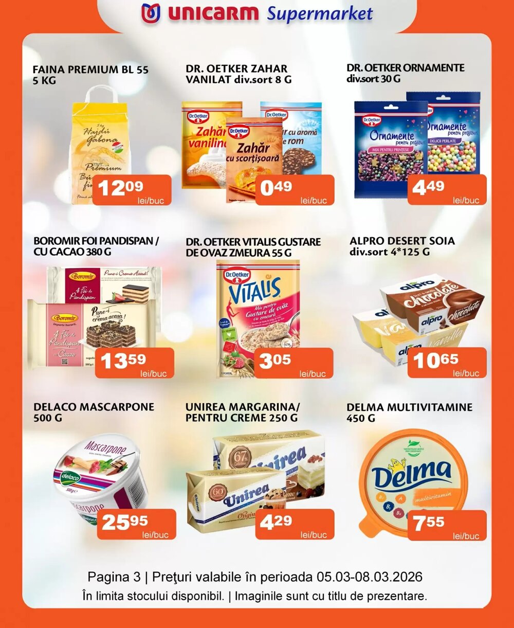 Catalogul cu oferte Unicarm valabil de la 05.03.2026 - Pagina 3.