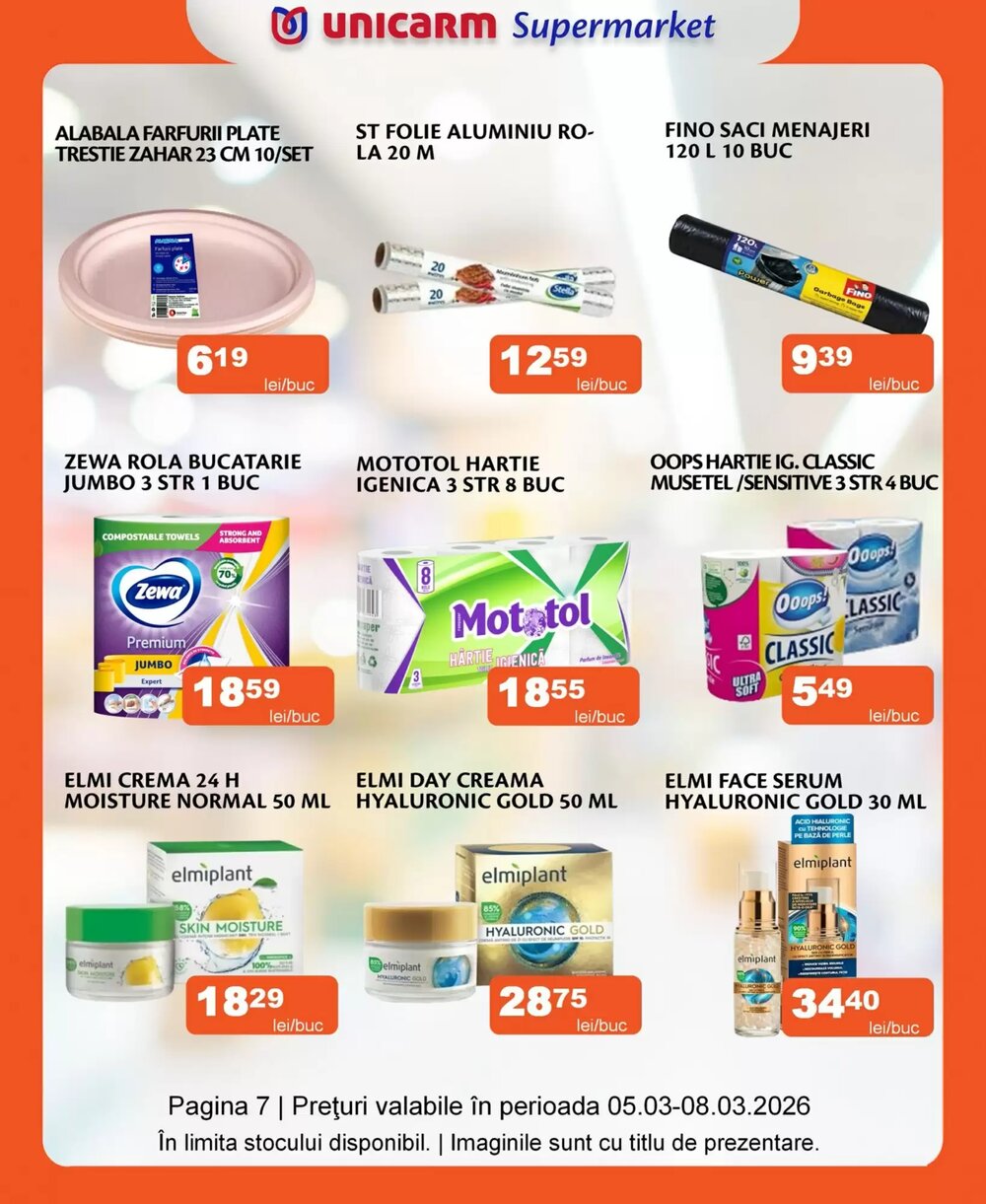 Catalogul cu oferte Unicarm valabil de la 05.03.2026 - Pagina 7.