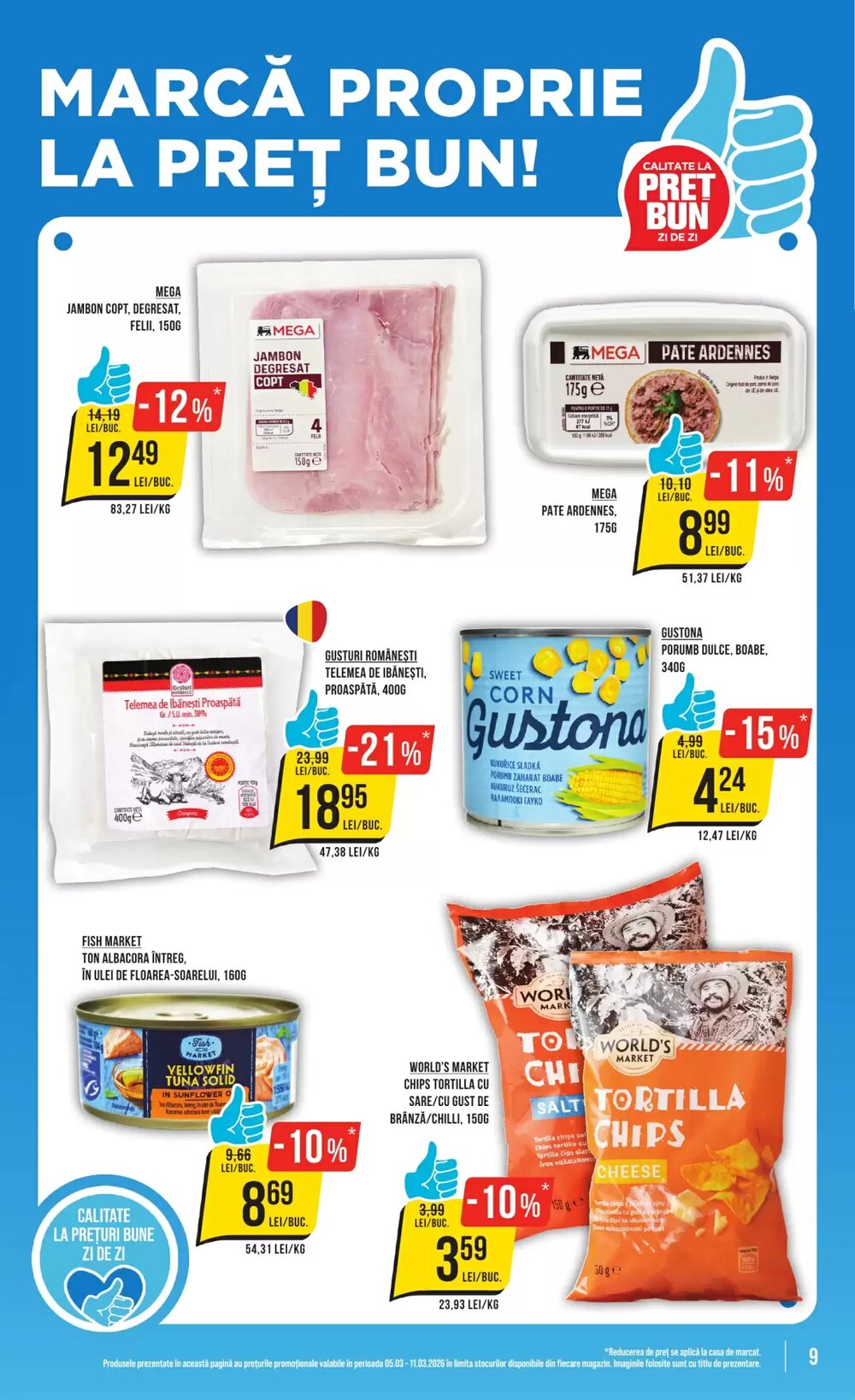 Catalogul cu oferte Mega Image valabil de la 05.03.2026 - Pagina 9.