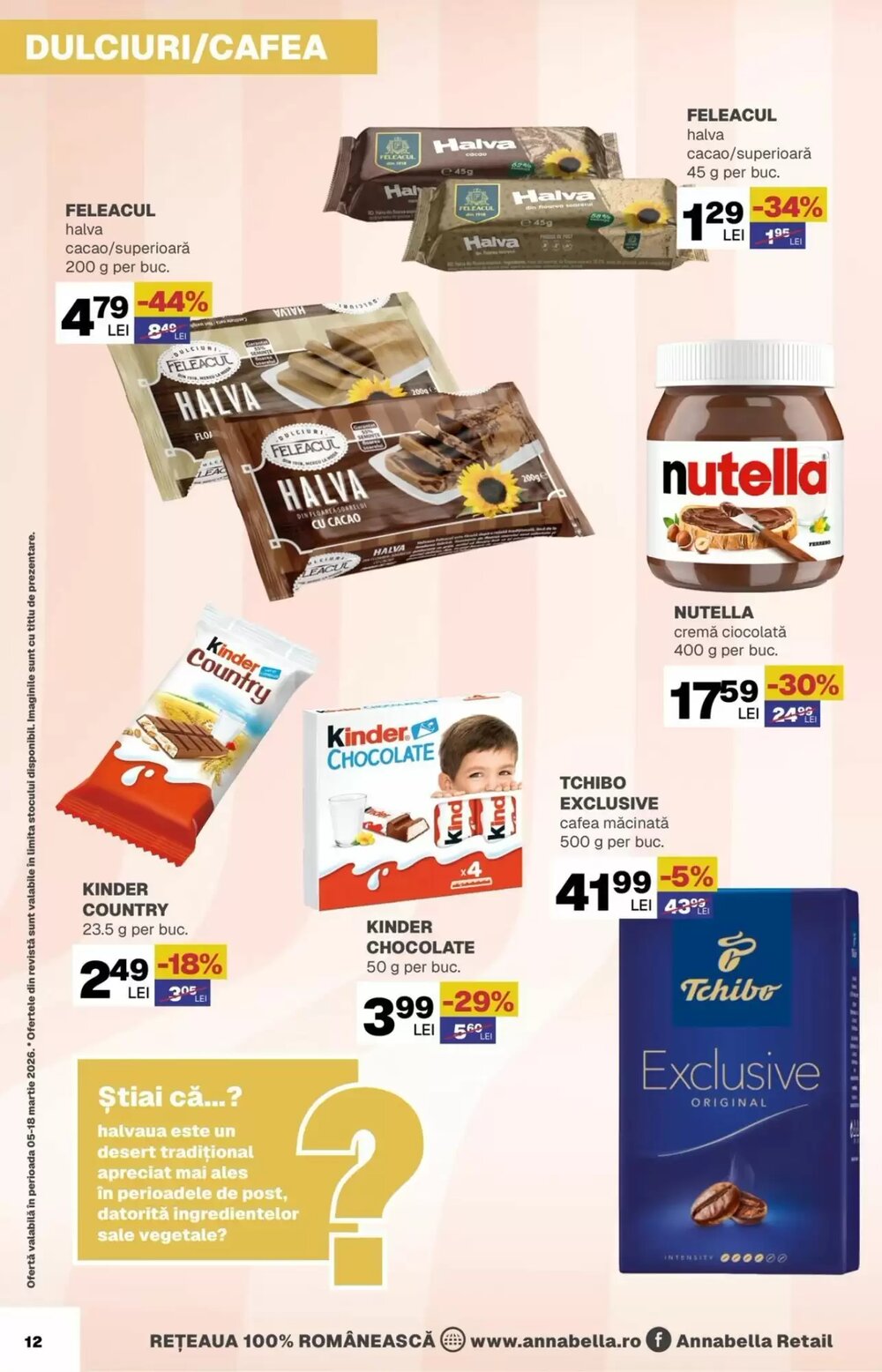 Catalogul cu oferte Annabella valabil de la 05.03.2026 - Pagina 12.