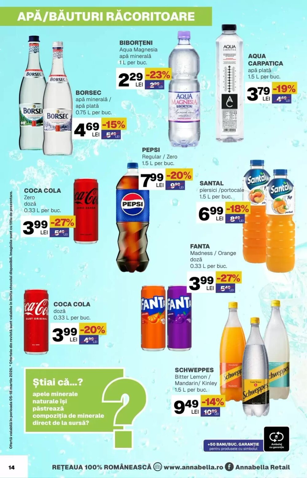 Catalogul cu oferte Annabella valabil de la 05.03.2026 - Pagina 14.