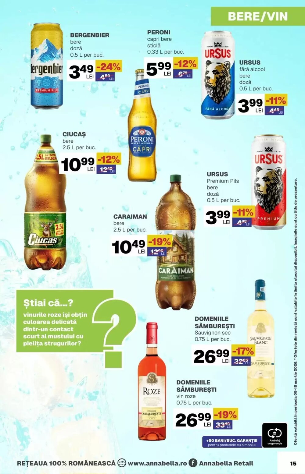 Catalogul cu oferte Annabella valabil de la 05.03.2026 - Pagina 15.