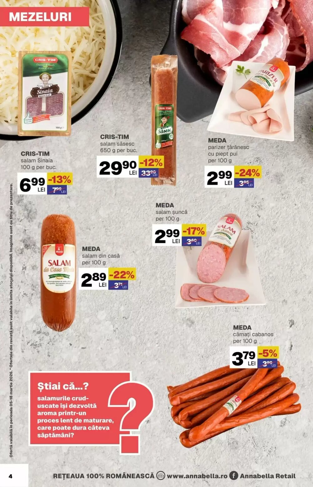 Catalogul cu oferte Annabella valabil de la 05.03.2026 - Pagina 4.