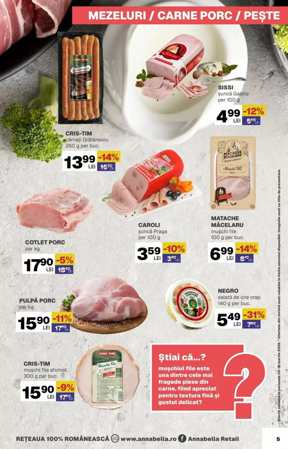 Catalogul cu oferte Annabella valabil de la 05.03.2026 - Pagina 5.