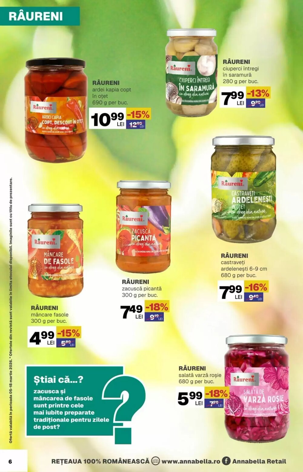 Catalogul cu oferte Annabella valabil de la 05.03.2026 - Pagina 6.