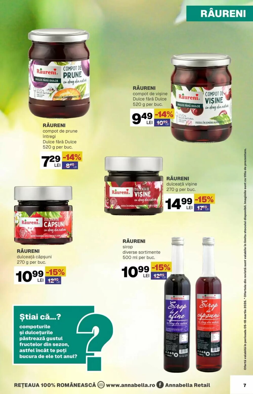Catalogul cu oferte Annabella valabil de la 05.03.2026 - Pagina 7.