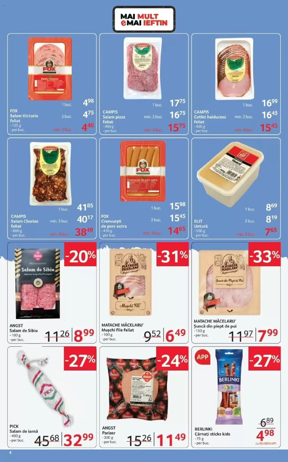 Catalogul cu oferte Selgros valabil de la 05.03.2026 - Pagina 4.