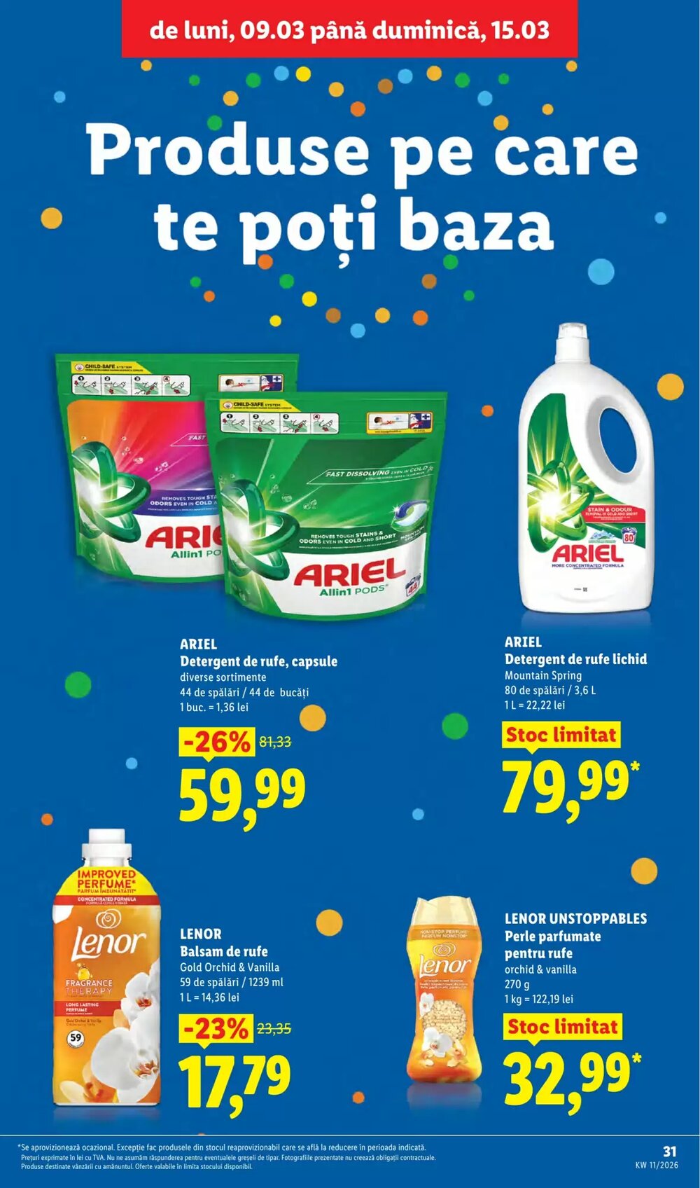Catalogul cu oferte Lidl valabil de la 09.03.2026 - Pagina 31.