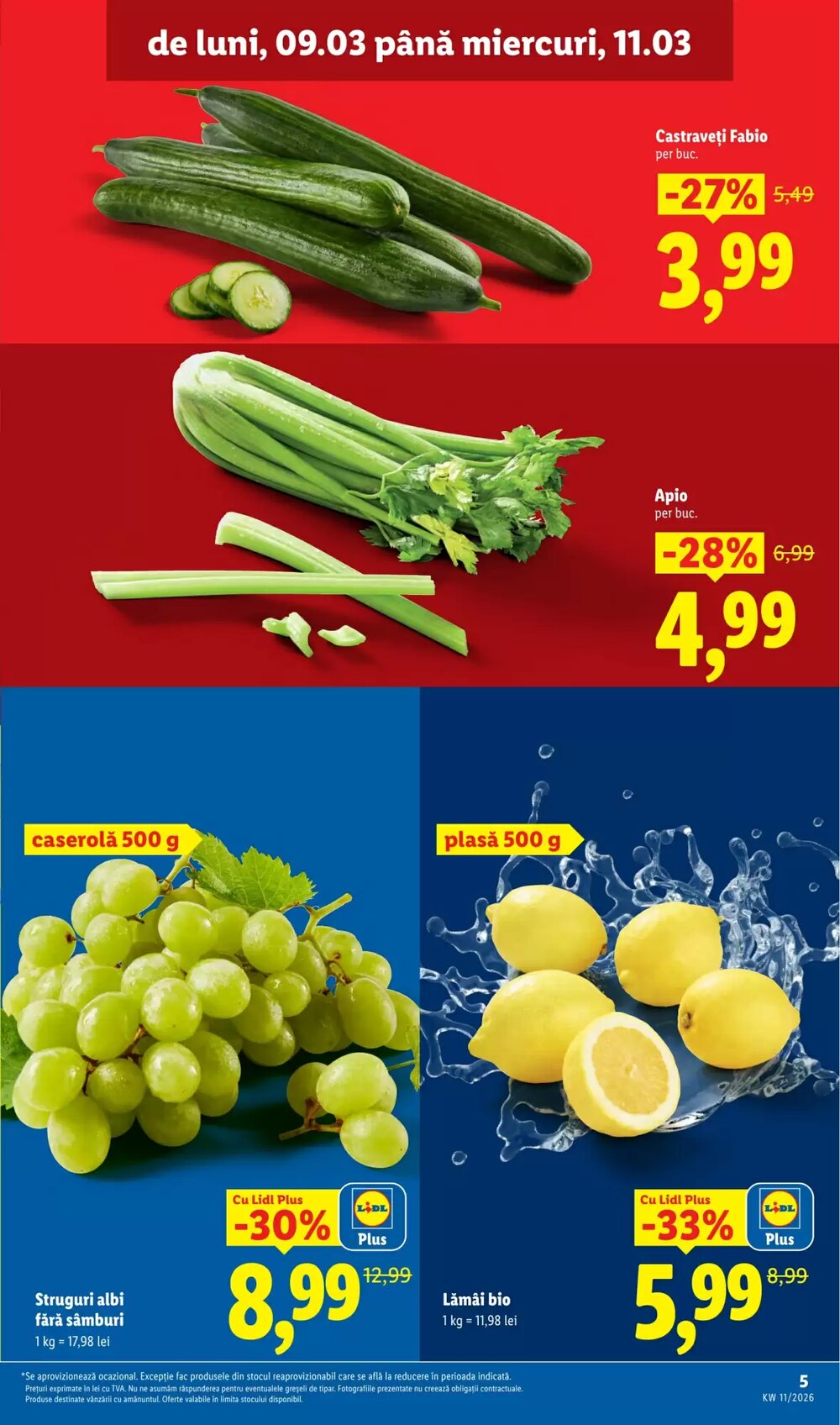 Catalogul cu oferte Lidl valabil de la 09.03.2026 - Pagina 5.