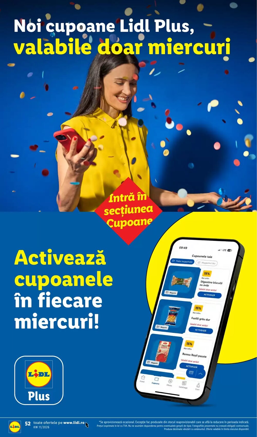 Catalogul cu oferte Lidl valabil de la 09.03.2026 - Pagina 52.