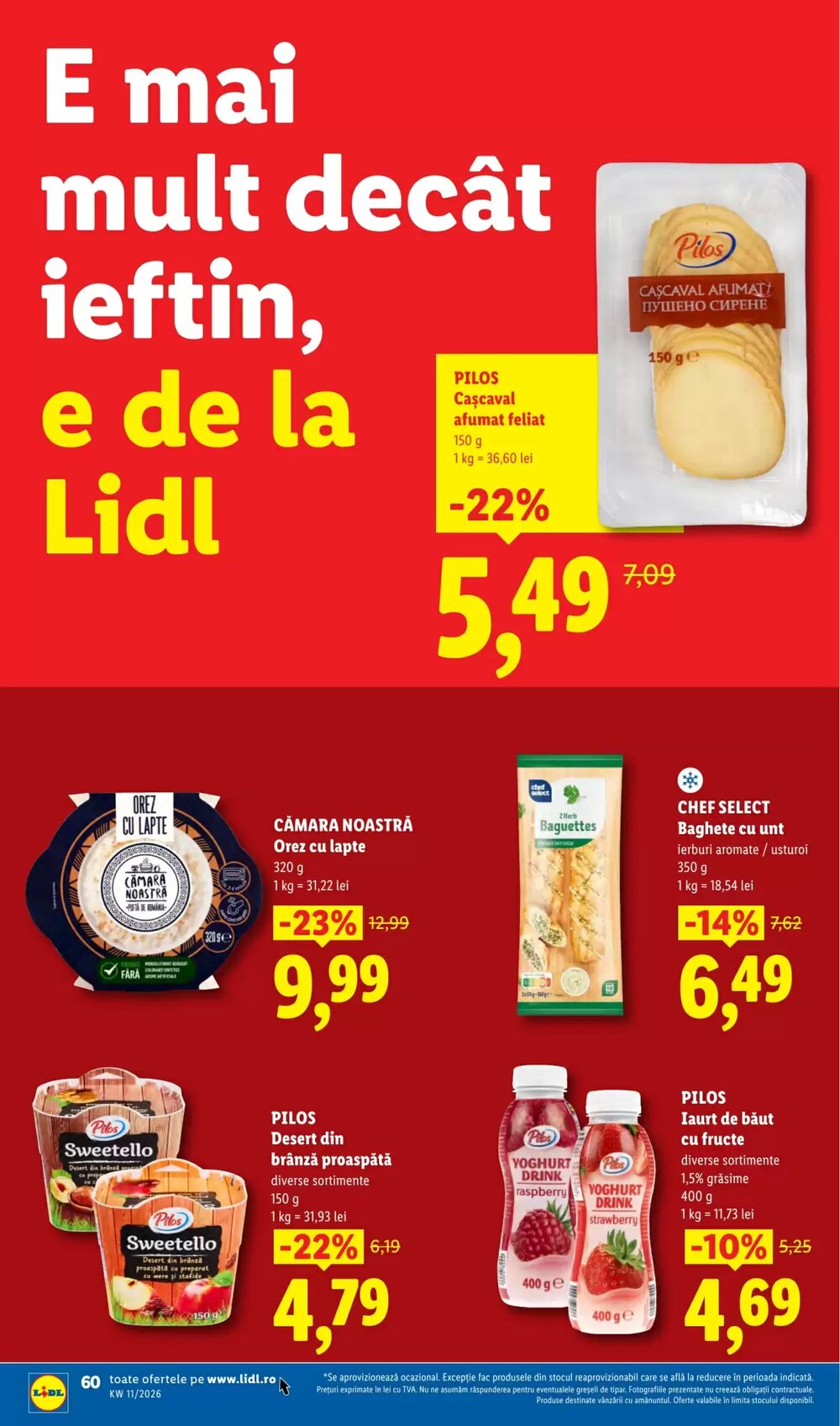 Catalogul cu oferte Lidl valabil de la 09.03.2026 - Pagina 60.
