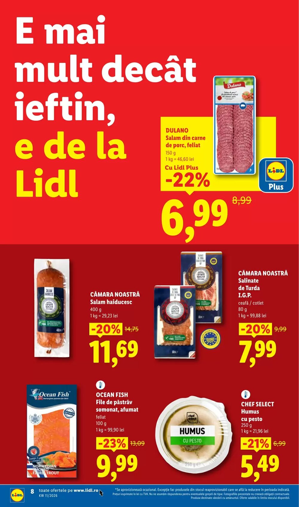 Catalogul cu oferte Lidl valabil de la 09.03.2026 - Pagina 8.