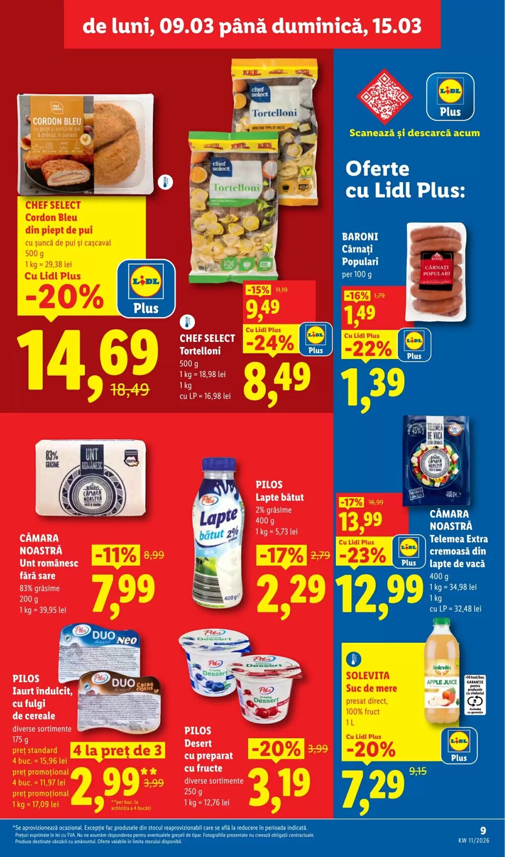 Catalogul cu oferte Lidl valabil de la 09.03.2026 - Pagina 9.