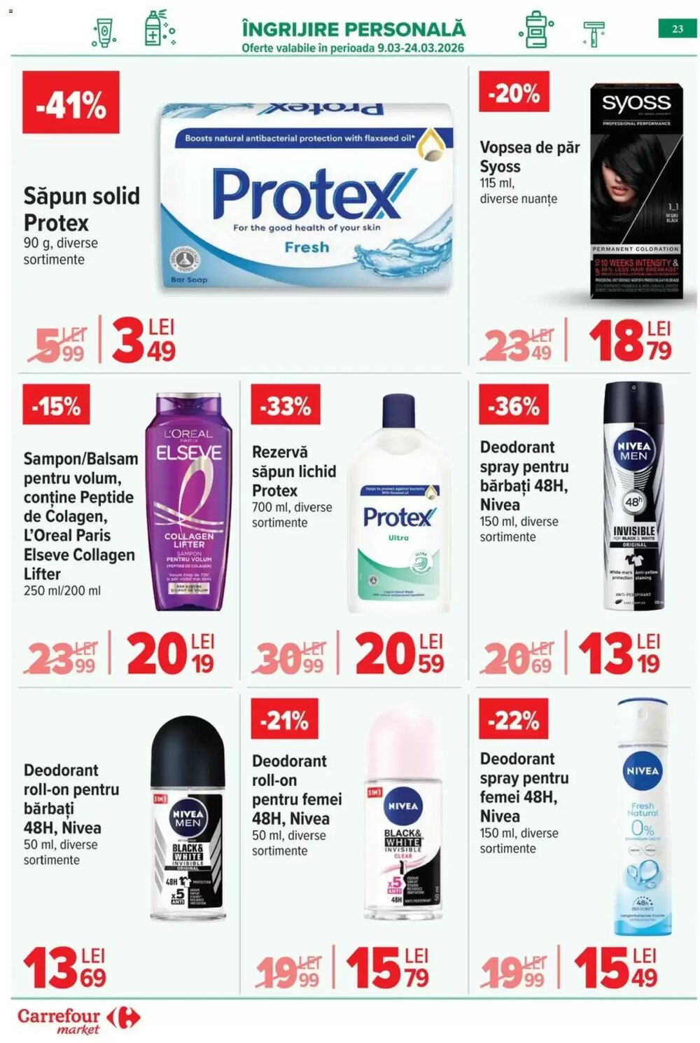 Catalogul cu oferte Carrefour Market valabil de la 09.03.2026 - Pagina 26.