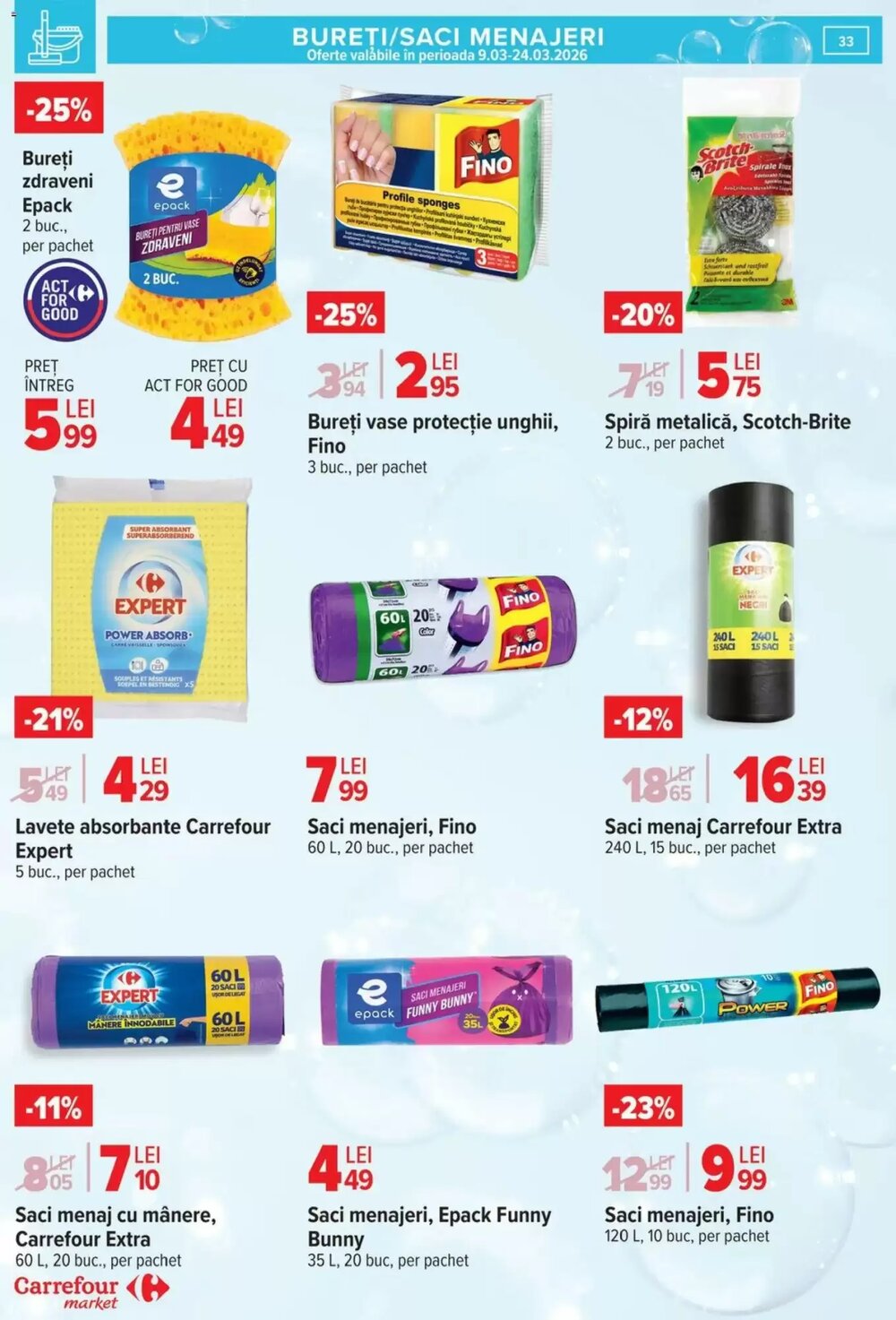 Catalogul cu oferte Carrefour Market valabil de la 09.03.2026 - Pagina 39.