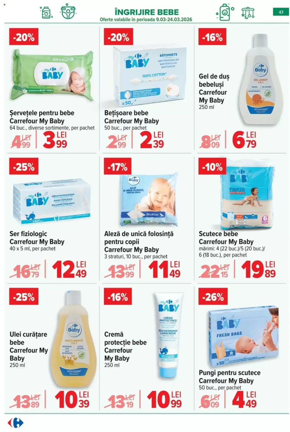 Catalogul cu oferte Carrefour valabil de la 09.03.2026 - Pagina 46.