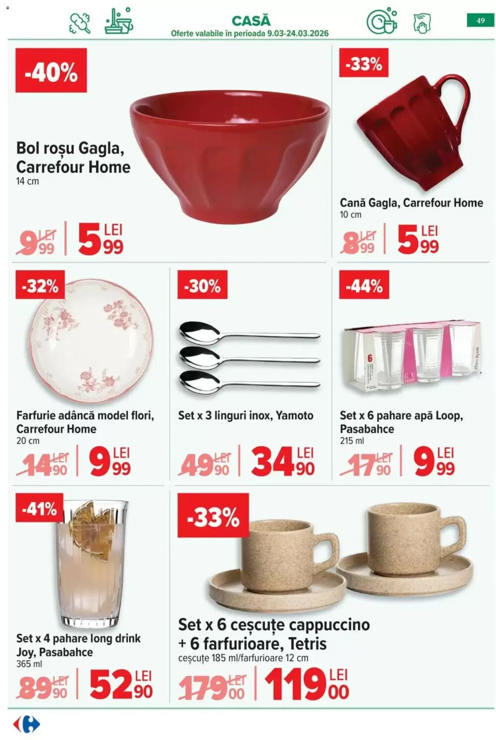 Catalogul cu oferte Carrefour valabil de la 09.03.2026 - Pagina 52.