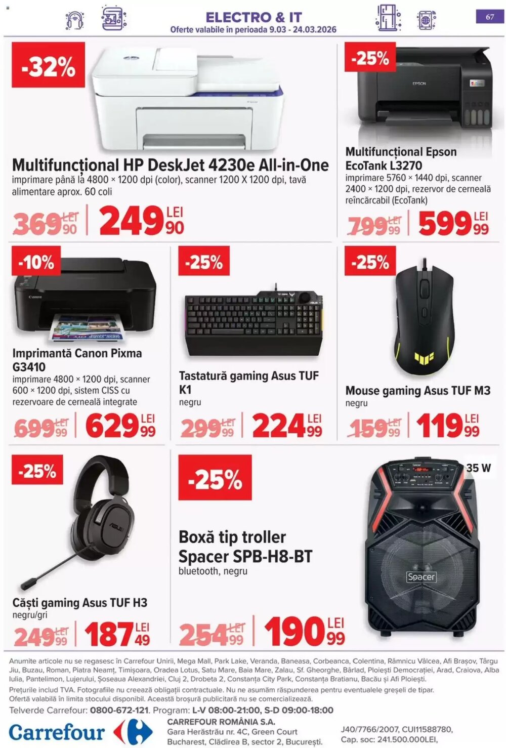 Catalogul cu oferte Carrefour valabil de la 09.03.2026 - Pagina 70.