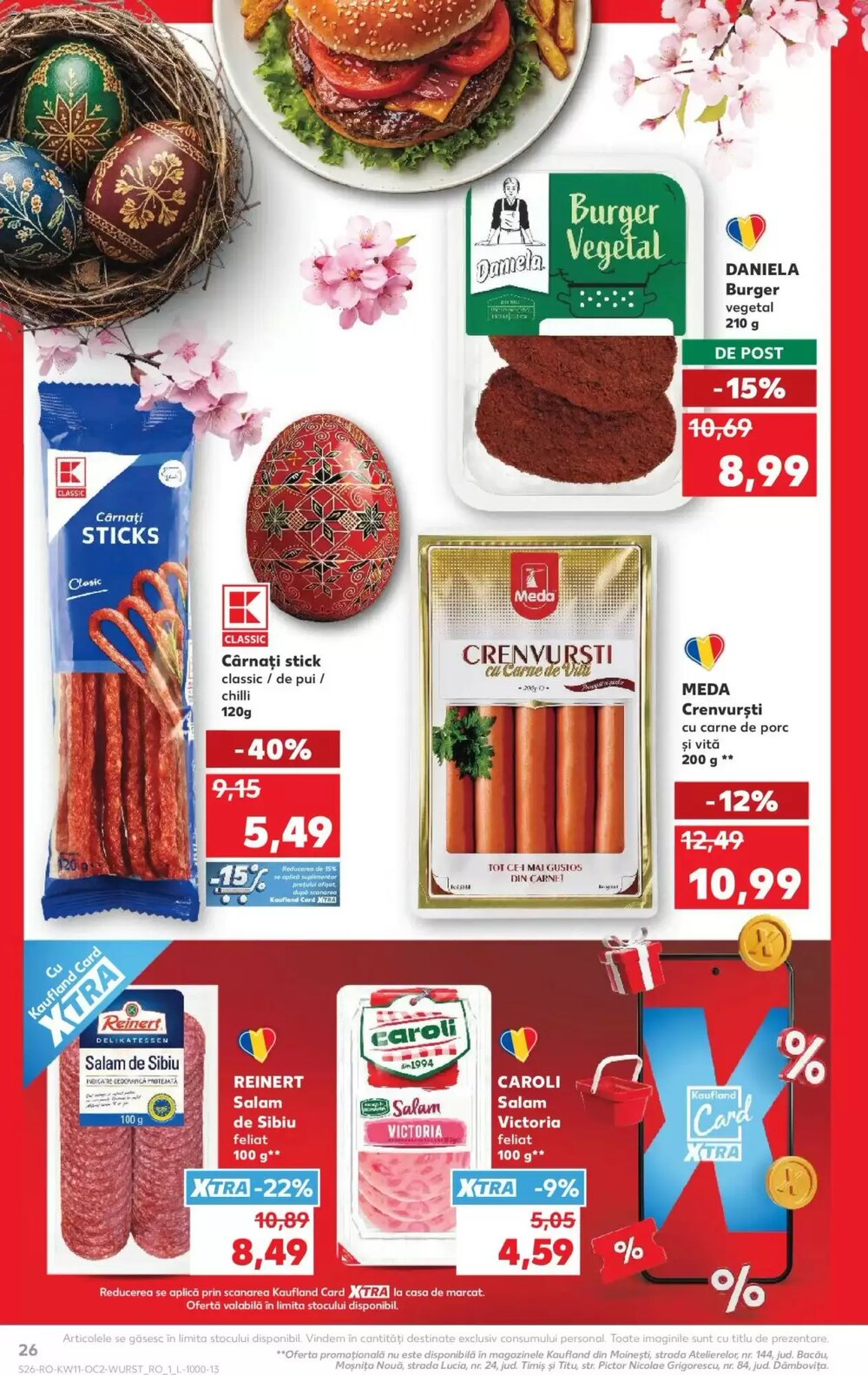 Catalogul cu oferte Kaufland valabil de la 11.03.2026 - Pagina 26.