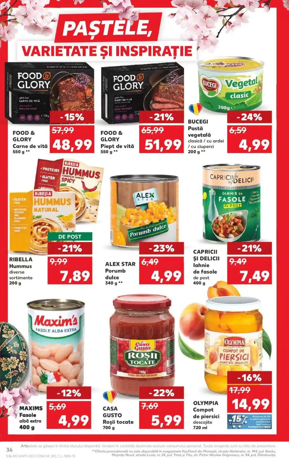 Catalogul cu oferte Kaufland valabil de la 11.03.2026 - Pagina 36.