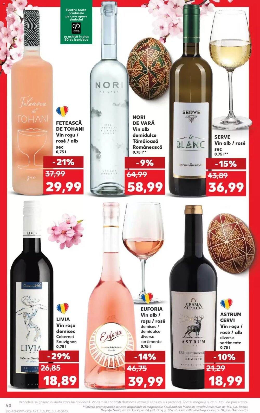 Catalogul cu oferte Kaufland valabil de la 11.03.2026 - Pagina 50.