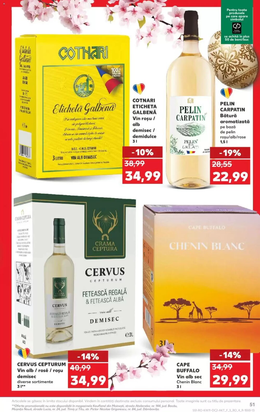 Catalogul cu oferte Kaufland valabil de la 11.03.2026 - Pagina 51.