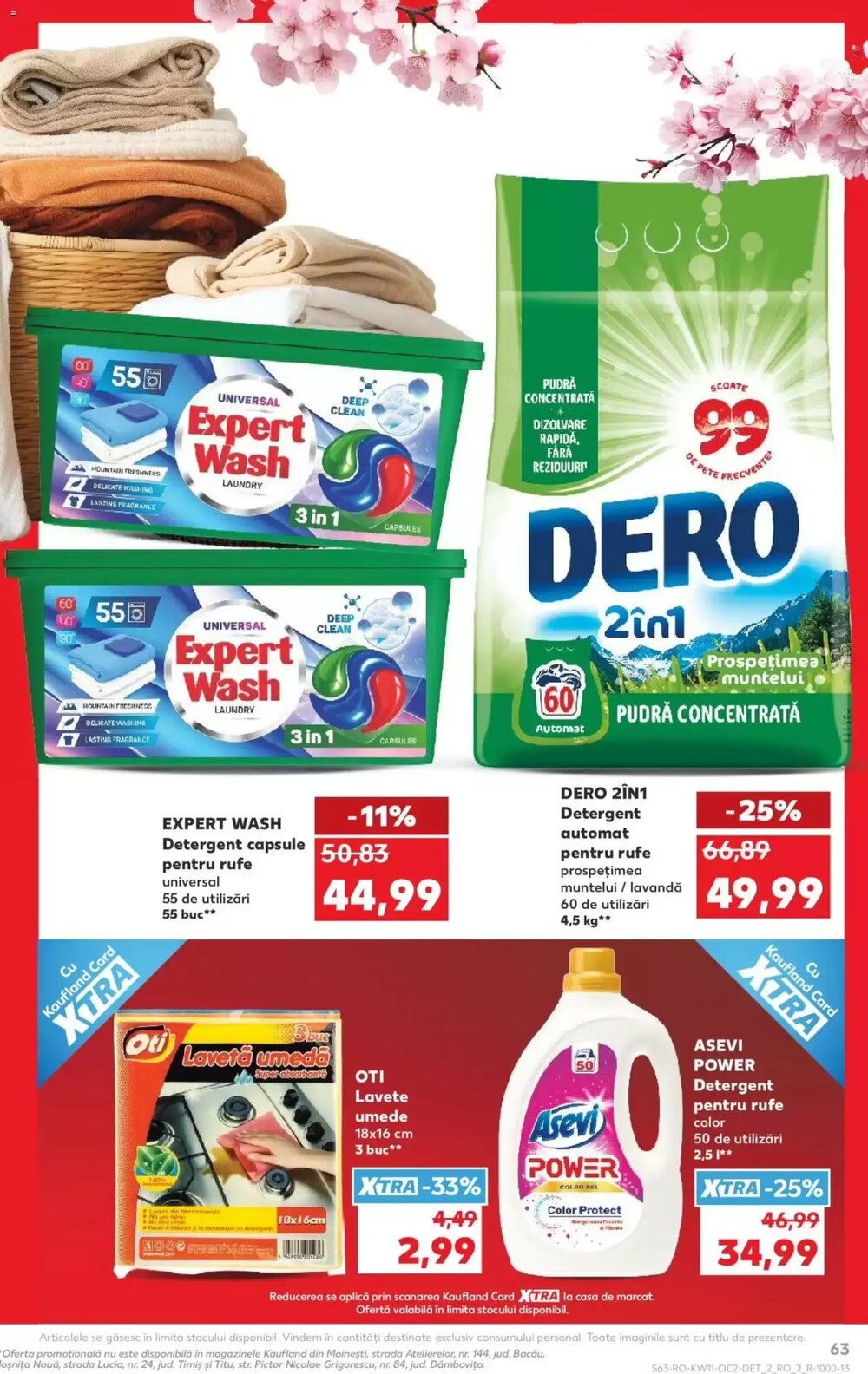 Catalogul cu oferte Kaufland valabil de la 11.03.2026 - Pagina 63.