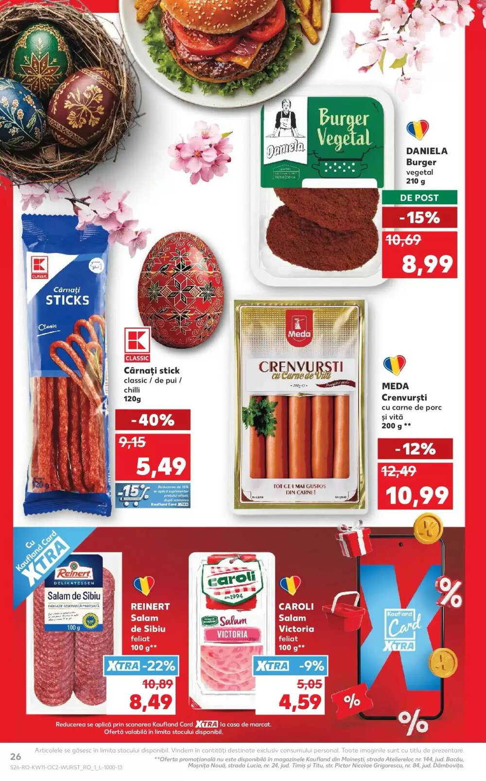 Catalogul cu oferte Kaufland valabil de la 11.03.2026 - Pagina 26.