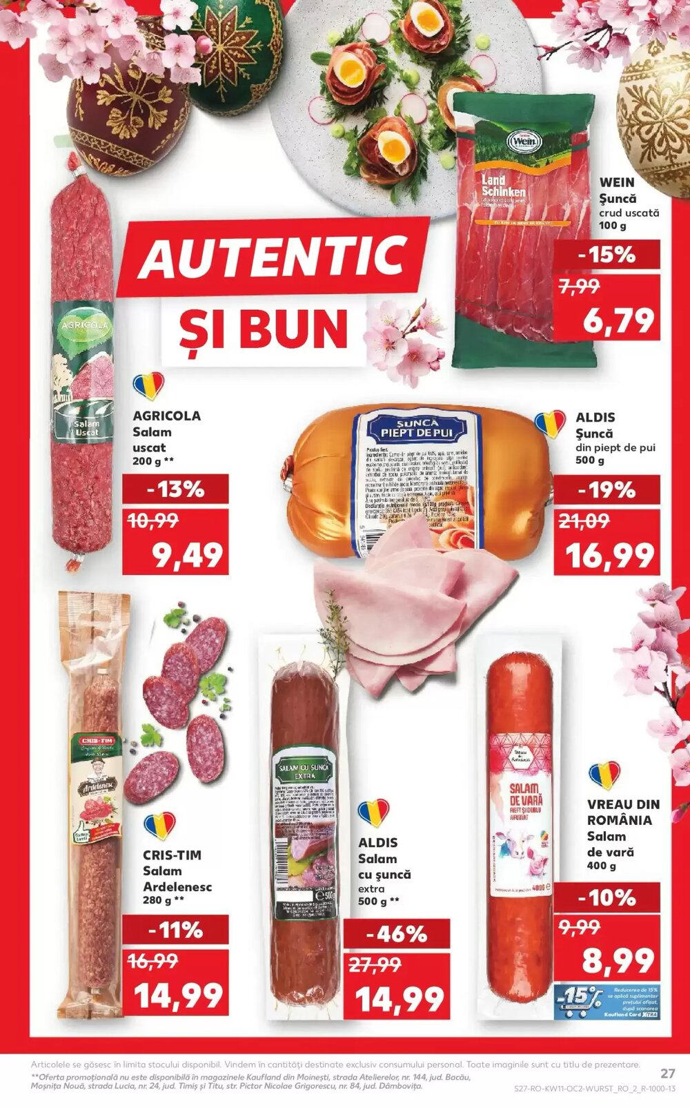 Catalogul cu oferte Kaufland valabil de la 11.03.2026 - Pagina 27.
