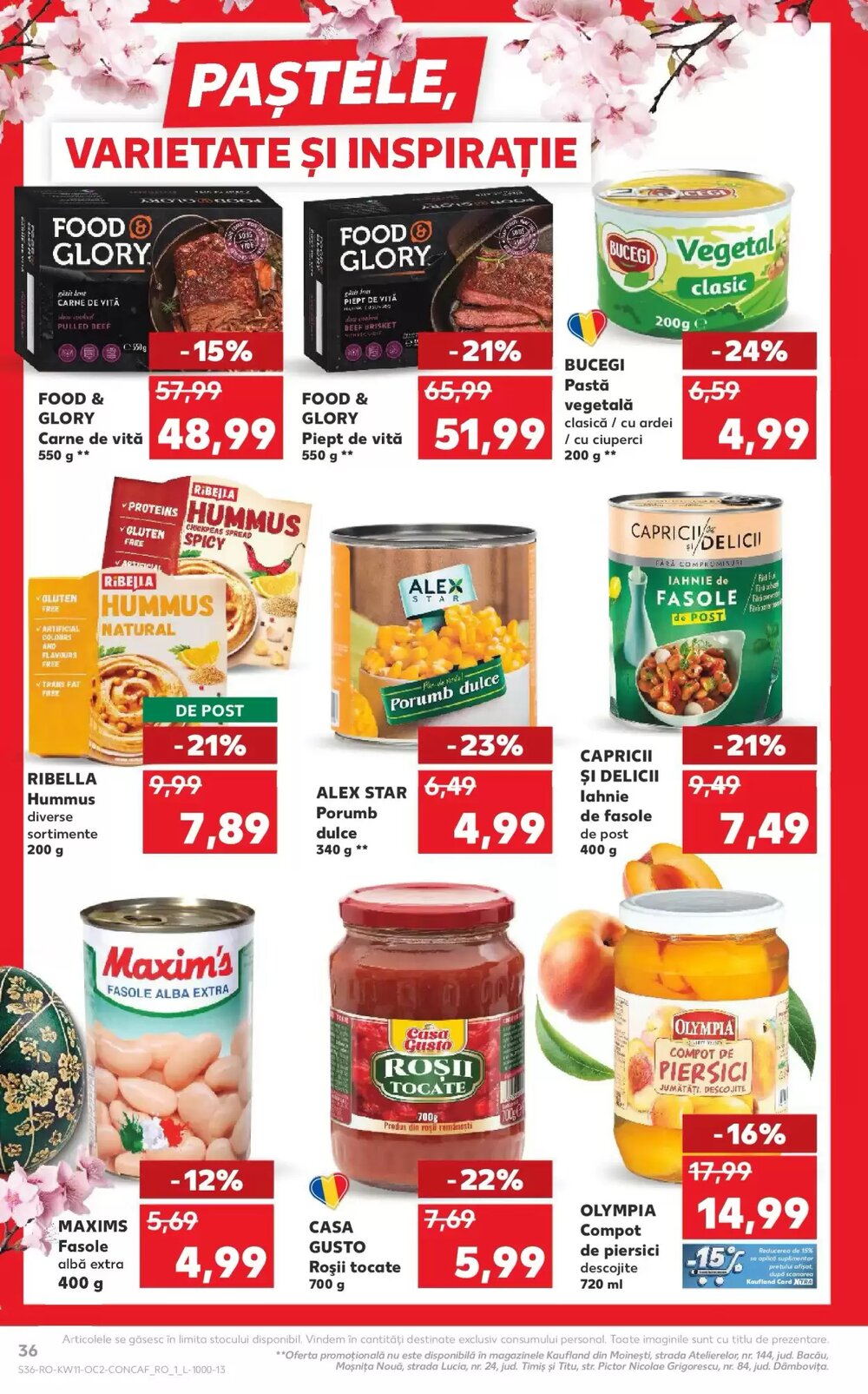 Catalogul cu oferte Kaufland valabil de la 11.03.2026 - Pagina 36.