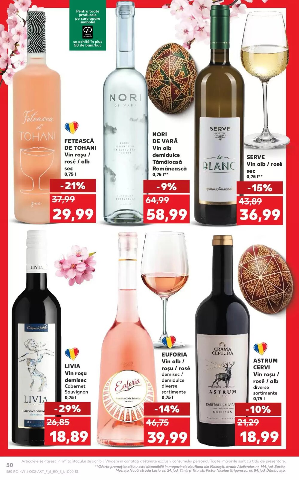 Catalogul cu oferte Kaufland valabil de la 11.03.2026 - Pagina 50.