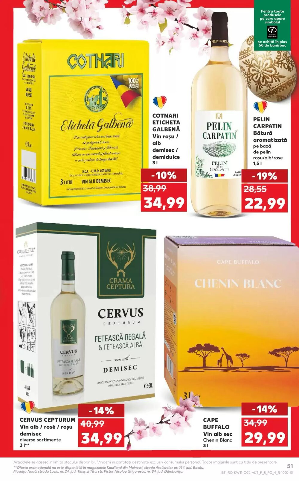 Catalogul cu oferte Kaufland valabil de la 11.03.2026 - Pagina 51.