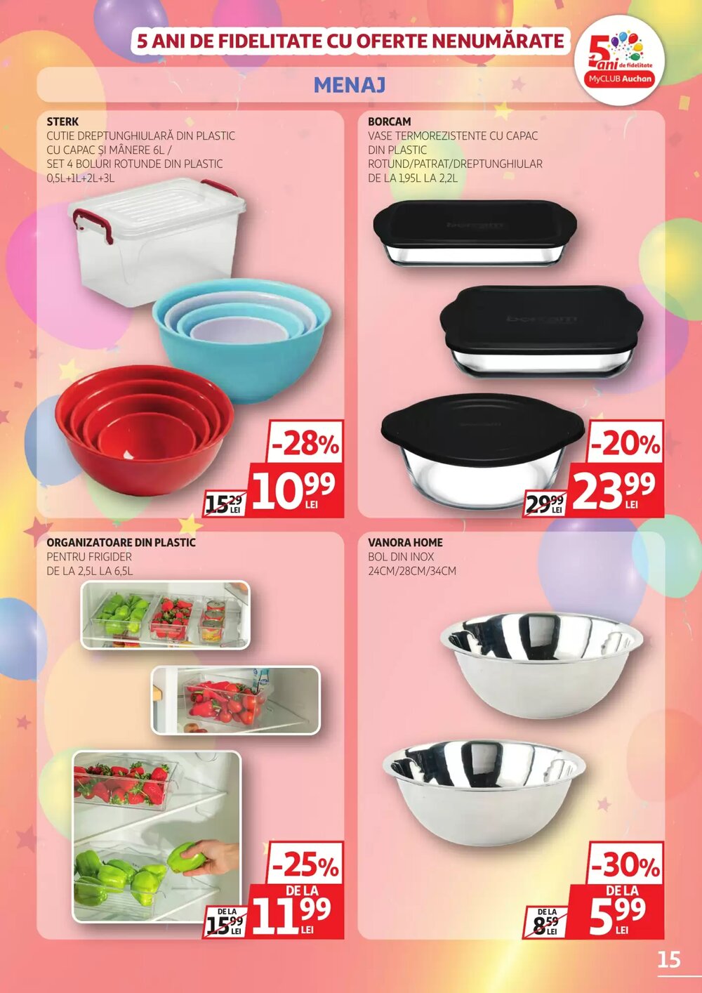 Catalogul cu oferte Auchan valabil de la 11.03.2026 - Pagina 15.