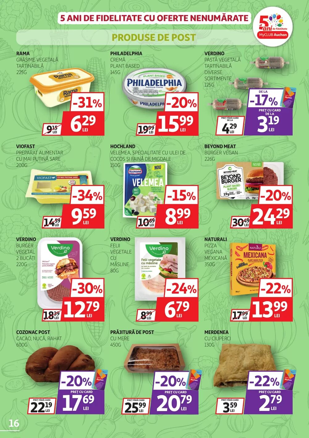 Catalogul cu oferte Auchan valabil de la 11.03.2026 - Pagina 16.