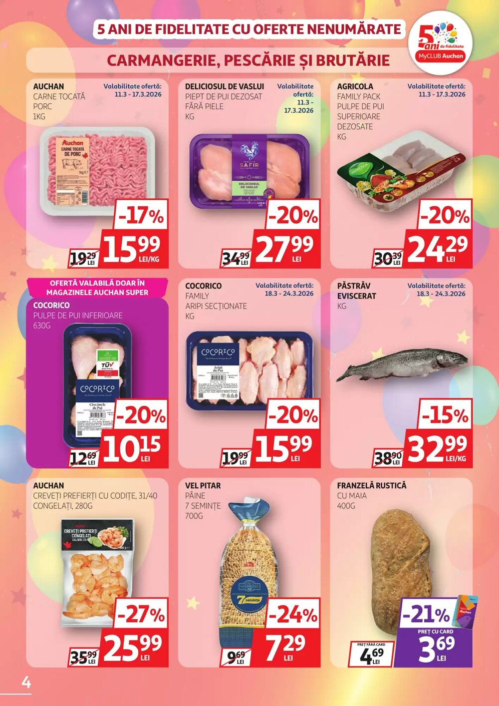 Catalogul cu oferte Auchan valabil de la 11.03.2026 - Pagina 4.