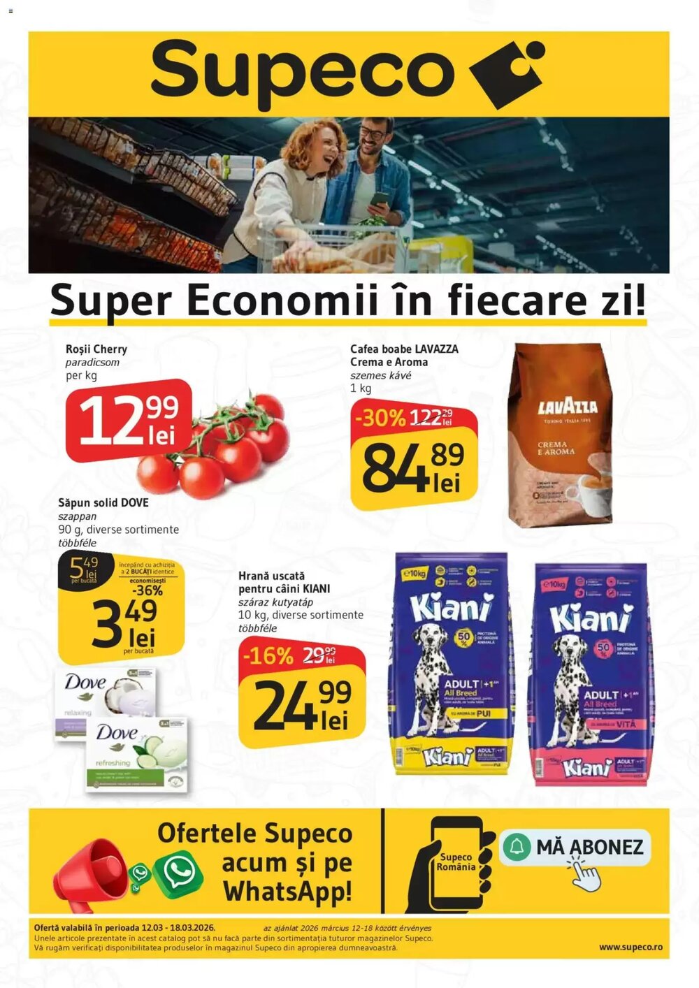 Catalogul cu oferte Supeco valabil de la 12.03.2026 - Pagina 1.