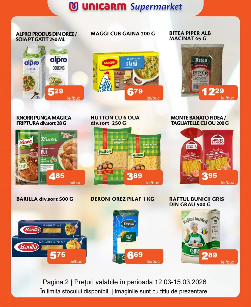 Catalogul cu oferte Unicarm valabil de la 12.03.2026 - Pagina 2.