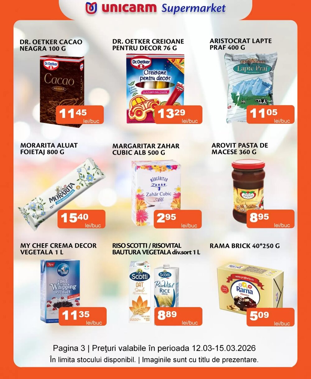 Catalogul cu oferte Unicarm valabil de la 12.03.2026 - Pagina 3.