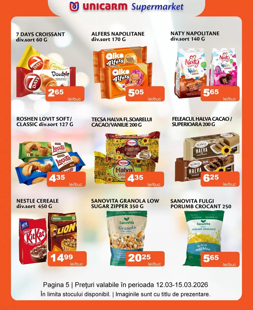 Catalogul cu oferte Unicarm valabil de la 12.03.2026 - Pagina 5.