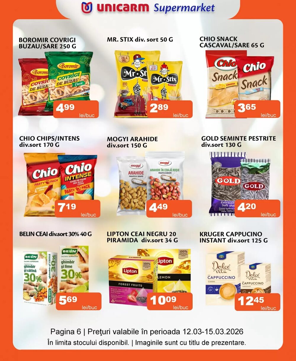 Catalogul cu oferte Unicarm valabil de la 12.03.2026 - Pagina 6.