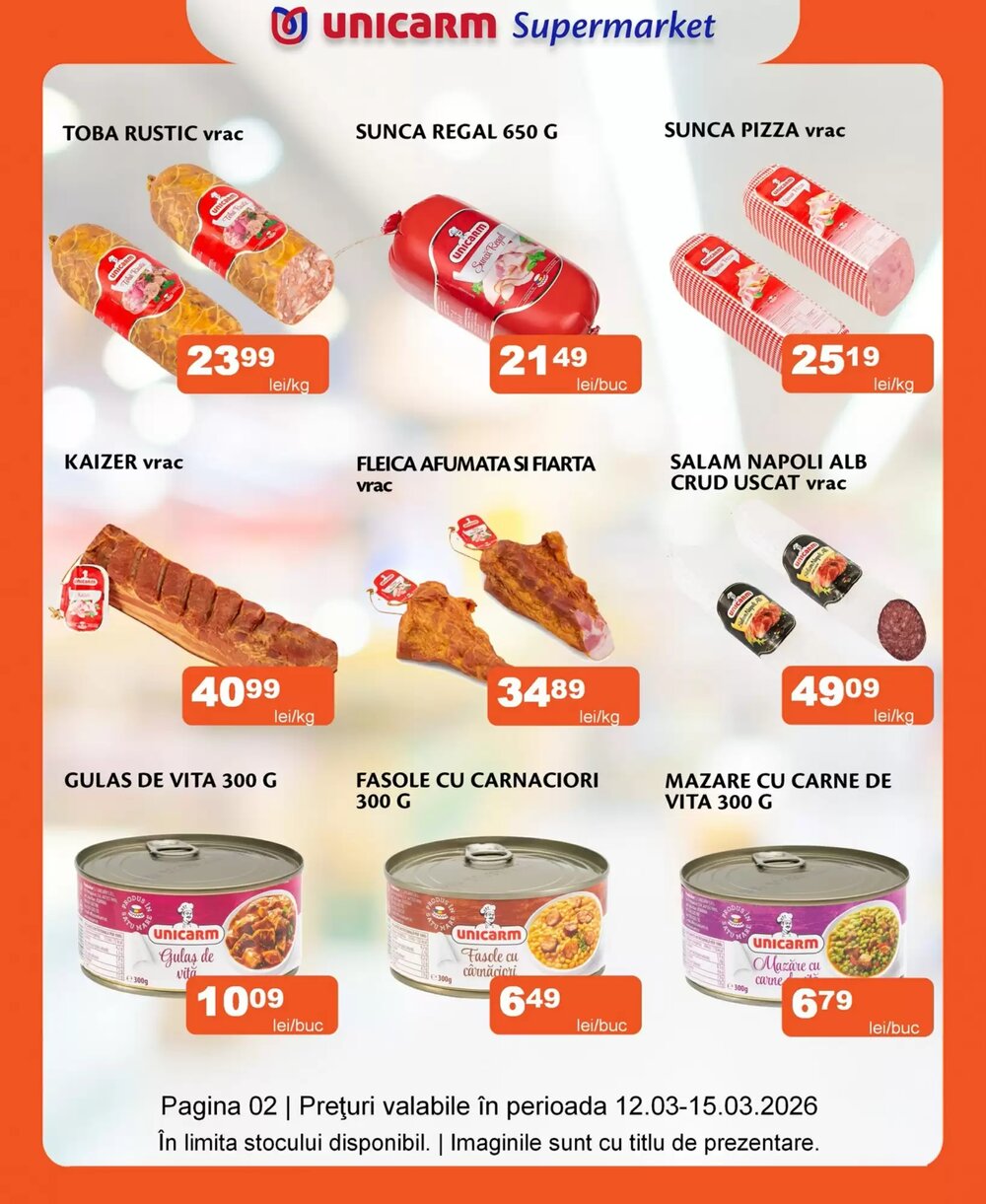 Catalogul cu oferte Unicarm valabil de la 12.03.2026 - Pagina 2.