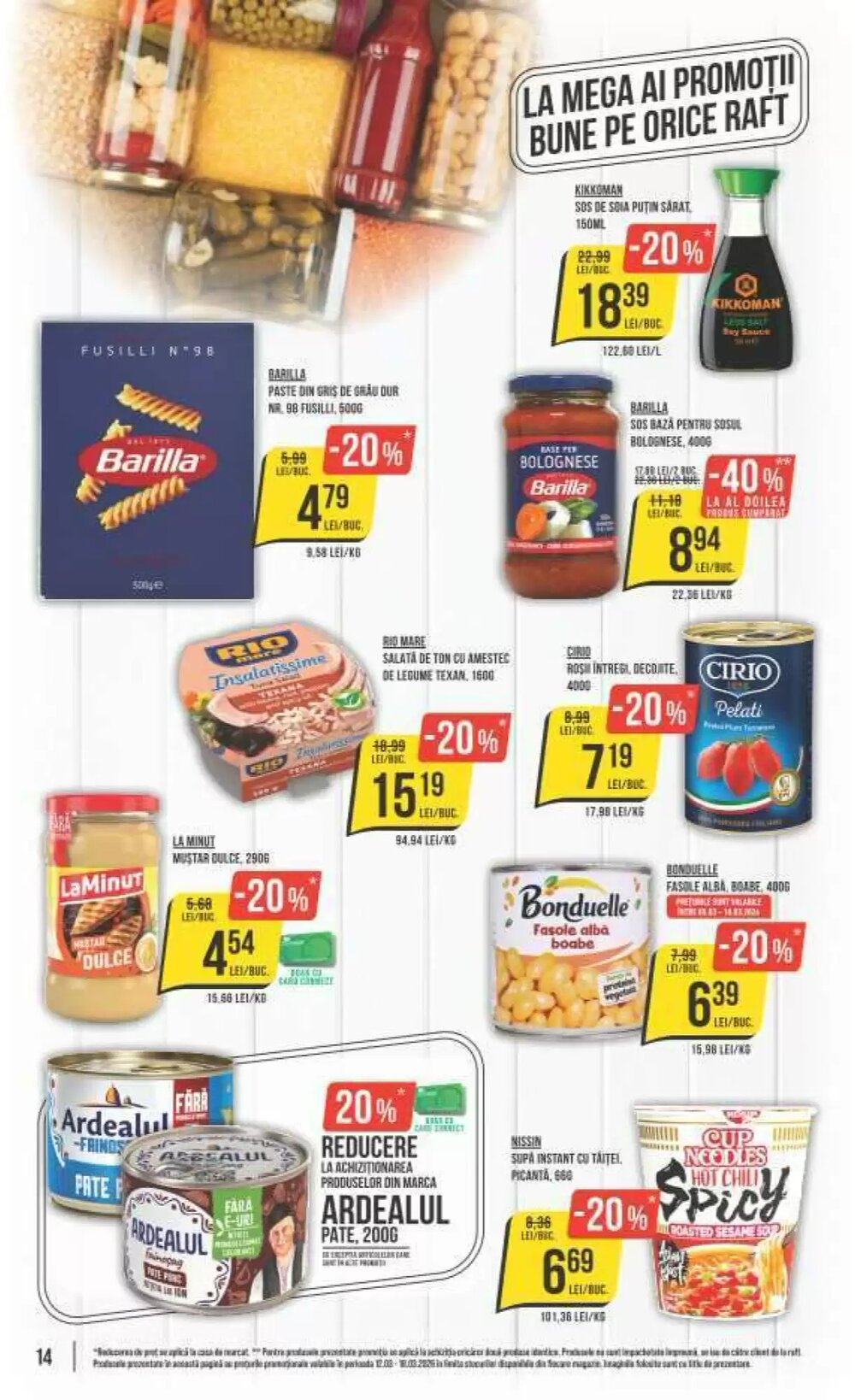 Catalogul cu oferte Mega Image valabil de la 12.03.2026 - Pagina 14.