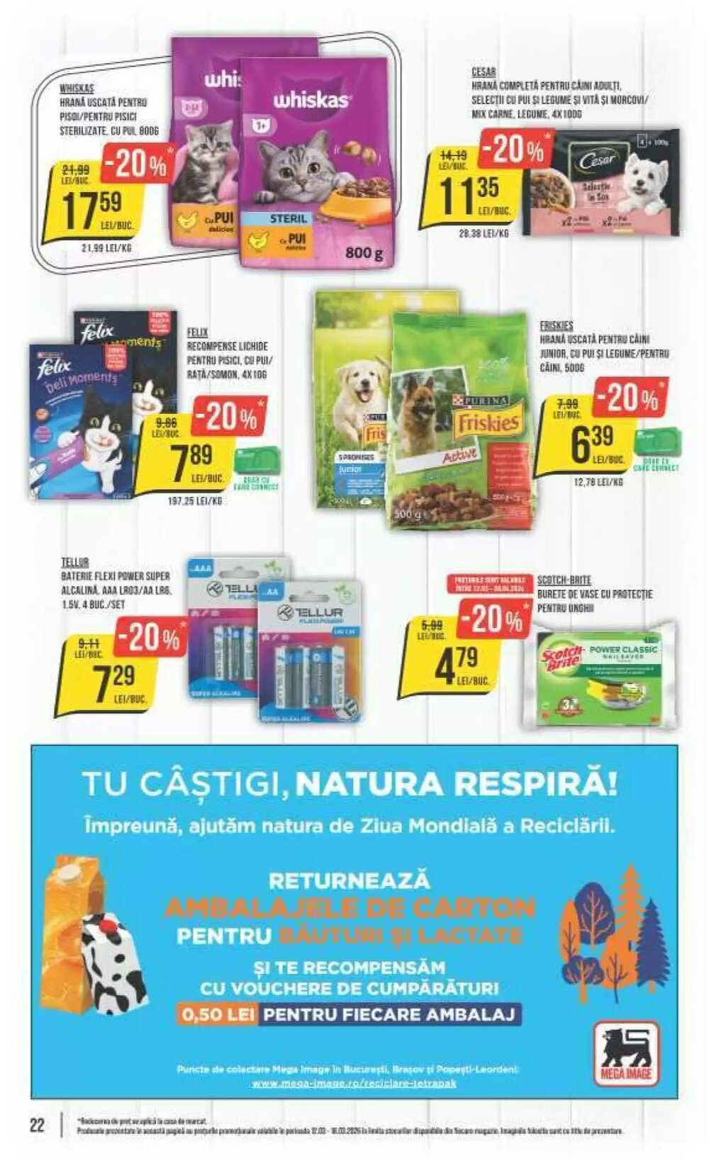 Catalogul cu oferte Mega Image valabil de la 12.03.2026 - Pagina 22.